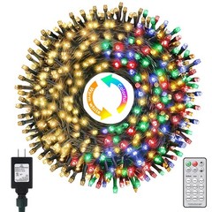 108-148FT LED Christmas LED String Lights with Remote Timer Indoor Outdoor Decor