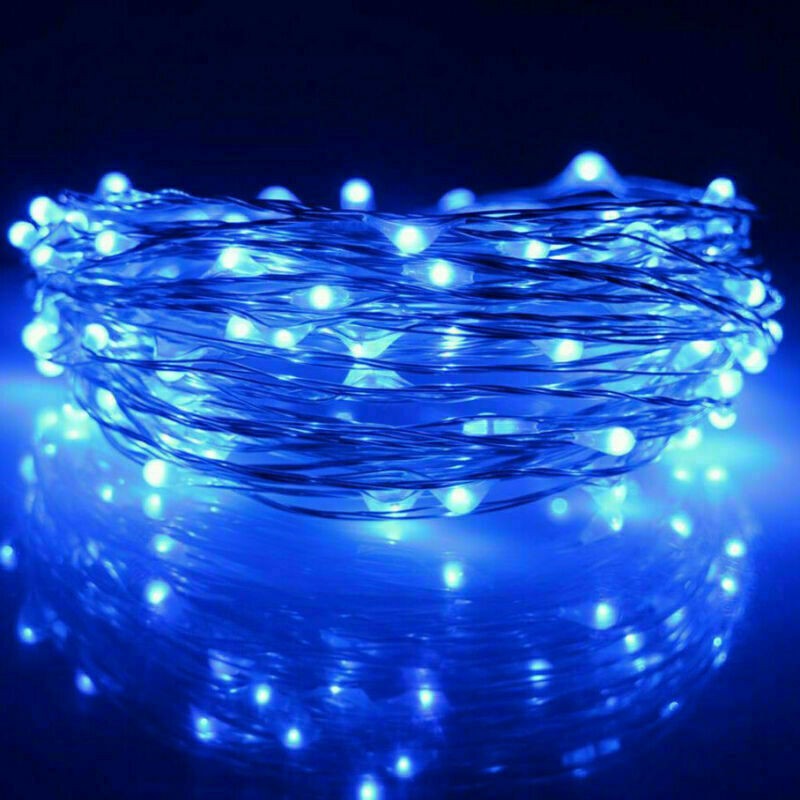 20/50/100 Battery Operated Copper Wire LED Fairy String Lights Christmas Wedding