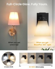 Neporal Carryglow Battery Operated Wall Sconce Peel And Stick No Drill Wall