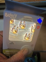 3 Pack, Bluey LED String Lights, 10 Each Covers 36 Inches, 786