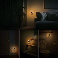 Sujeet Night Light, Night Lights Plug into Wall 4-Pack, Nightlight Plug in Ni…