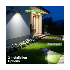 2025 Upgraded Solar Lights Outdoor Waterproof IP68, 36 LEDs 3 Light… Fast Ship
