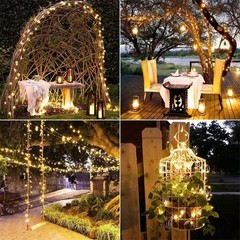 LED Solar String Light Lights Waterproof Copper Wire Fairy Outdoor Garden Party