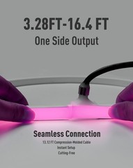 Shine Decor IP68 Waterproof LED Strip Light, 24V Pool Rated Submersible Silicone