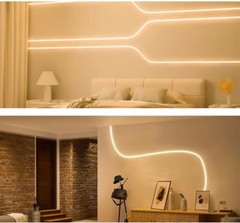 10*10mm 12V 24V Dotless Waterproof Black Housing Silicone LED Neon Light Strip