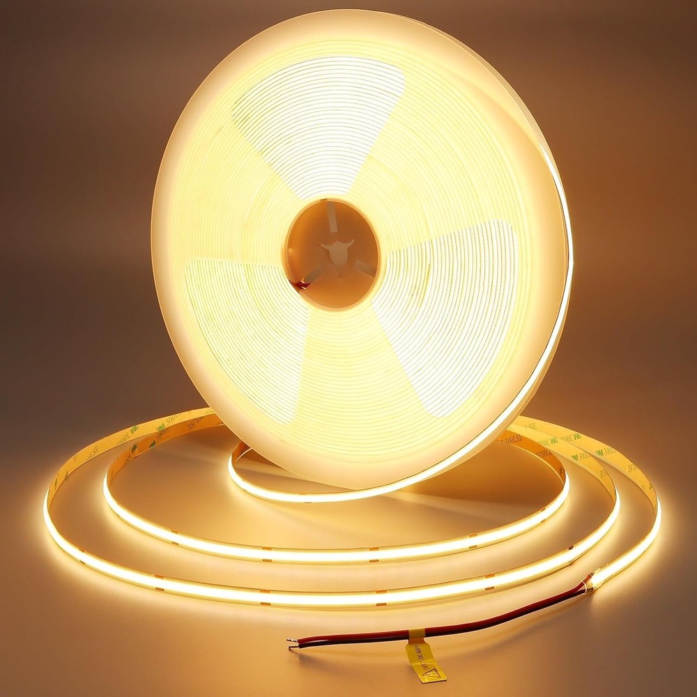 30M 48V 24V COB LED Strip Super Bright 480led/m Flexible Tape Cabinet Home Light