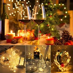 Outdoor Solar Fairy String Lights Copper Wire Waterproof Garden Decor 100 LED