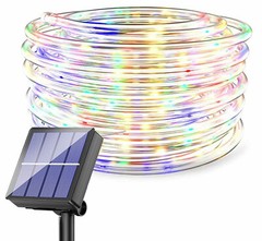 50/100/200/300 LED Solar Rope Lights for Camping Fence Patio Garden Decoration