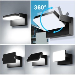Dream Eeve 60W Led Outdoor Wall Lights 360 Rotatable Flood Lights Outdoor