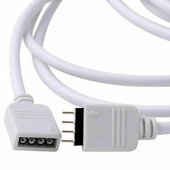 4pin 5pin 30CM 1M 2.5M 5M led connector Extension Cable cord Wire with needle