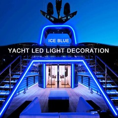 12V 16.4 FT 300SMD Flexible Blue LED Strip Light Waterproof For Car Truck Boat