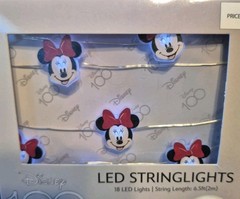 Disney 18 LED String Lights Minnie Mouse Battery Operated (NEW) 100 Years