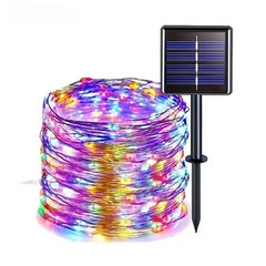 LED Solar String Light Lights Waterproof Copper Wire Fairy Outdoor Garden Party