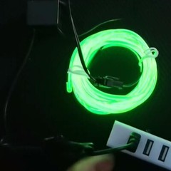 16FT Neon LED Light Glow EL Wire String Strip DIY Rope Tube Car Party Bar Decor