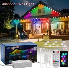 Permanent Outdoor Lights, Smart LED Outdoor Christmas Strip Lights for House,…