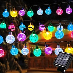 50LED Solar String Lights Patio Party Yard Garden Wedding Waterproof Outdoor