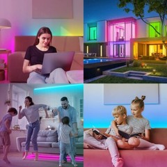 WS2812B 5V 5050 RGB LED Strip 1-5M 30 60 144 150 300 Leds Individual Addressable