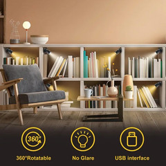 USB Powered Mini Spotlights for Displays 2-Pack – 5V Small LED Spot Lights Indoo