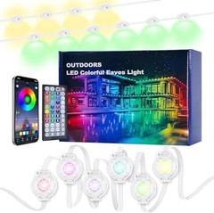 300Ft Permanent Outdoor Lights for House, App & Remote Control, RGB Smart Eaves.