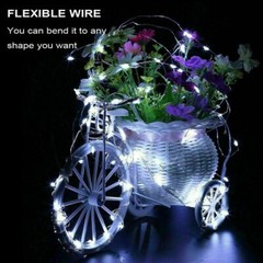 20 Pack 6.6ft 20 LEDs Battery Operated Mini LED Copper Wire String Fairy Lights