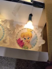 NIB Disney Tinkerbell 10!String Lights Set Vintage Star Shape Plug in 11.5 ft