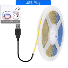 5V USB 3mm PCB COB LED Strip Light with Switch Dimmer Remote Control 320 LEDs