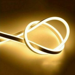 Warm White 3000K Led Strip 110V Soft Rope Light 8mm Width IP68 Outdoor Neon LED