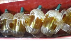 10-Count Beer Glass Mug Shaped String Light Set Enchanted Forest NEW