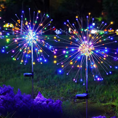 150 LED Solar Firework Lights Outdoor Garden Decor Waterproof Path Lawn Lamp
