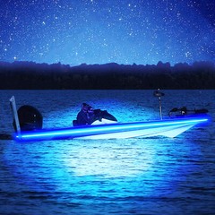 12V 16.4 FT 300SMD Flexible Blue LED Strip Light Waterproof For Car Truck Boat