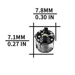 2Pcs Mini Magnetron Light Led Single Lamp For Diy Toys Wireless Light Materials