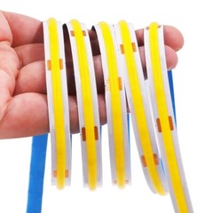 5V 12V 24V COB LED Strip Light Flexible Tape Lights DIY Indoor Cabinet Kitchen