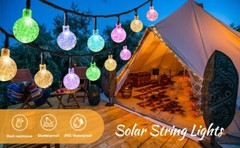 50 LED Solar String Lights Patio Party Yard Garden Wedding Waterproof Outdoor