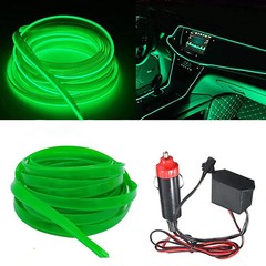 Neon LED Lights Glow EL Wire String Strip Rope Tube Decor Car Party + Controller