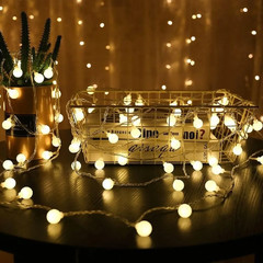 Garland Lights Outdoor Lamp Wedding Garden Fairy Lights Christmas Decoration 10M