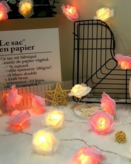 Birthday Decorations Rose Lights Wedding Decor Flower Fairy Lights
