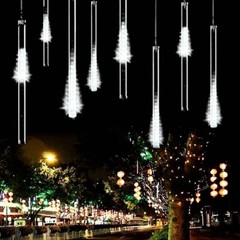 New Upgraded Meteor Shower Rain Lights 50cm 10 Tubes 540 LED Rain Drop Christmas