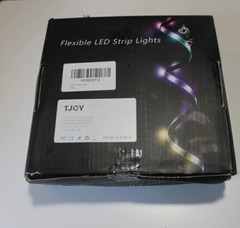TJOY 100ft Smart LED Light Strip, 5050 RGB Rainbow Glow, Remote Controlled,