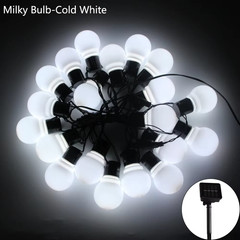 5/7/12M LED Globe Solar Fairy String Lights Bulb Christmas Garland Street Weddin
