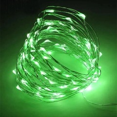 2-10m 20/50/100 LED Battery Micro Rice Wire Copper Fairy String Lights Party