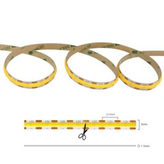 USB 5V COB LED Strip 8mm Cuttable Dimmable Tape Light Warm White For PC TV