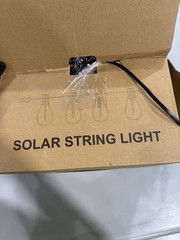GENERIC 100FT SOLAR LED SHATTER PROOF S11 OUTDOOR STRING LIGHTS – BLACK