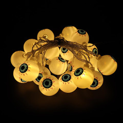 Halloween String Lights 10Ft 20 Leds Battery Operated Outdoor Decorations Eyebal