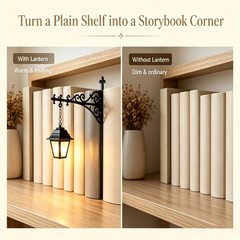3PC Library Lantern Decorative Lamp Bookshelf Reading Nook Lamp For Book Lovers