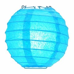 Fantado 4″ Turquoise Round Shaped Party String Lights by PaperLanternStore