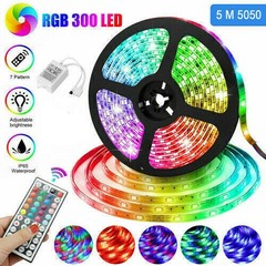 16ft LED Strip Light Music Sync Bluetooth 5050 RGB Room Light w/ Remote New