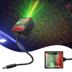 USB Car Roof Star Projector Night Light Projector Night Light Neon Accent Light