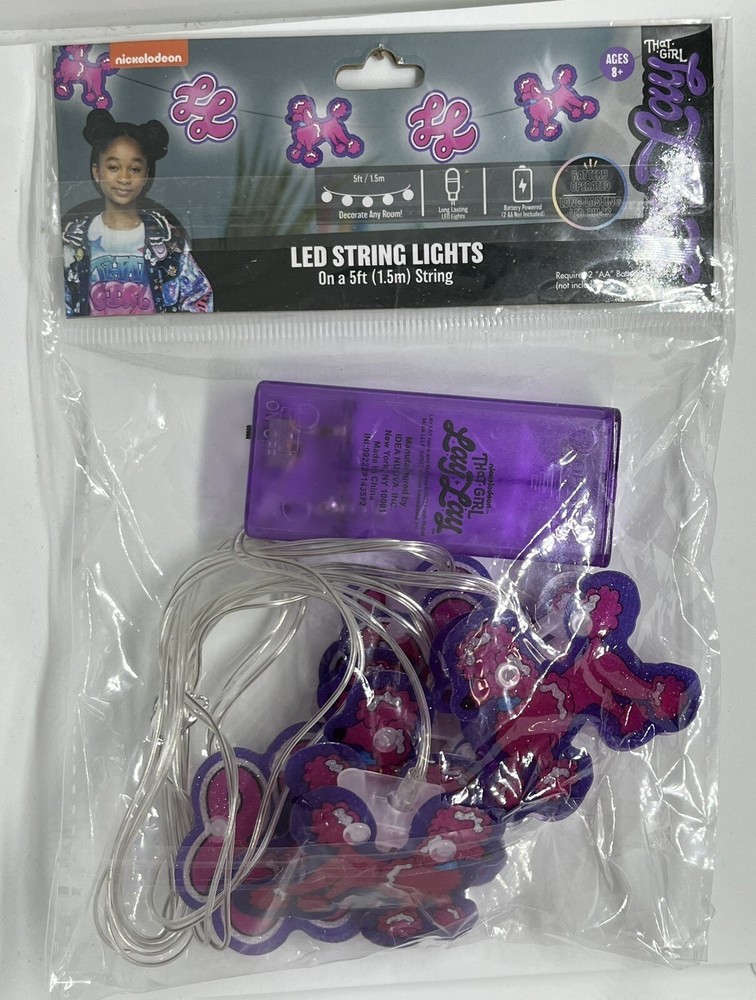 Nickelodeon LED 5ft String Lights “That Girl Lay Lay” Battery Operated Bedroom