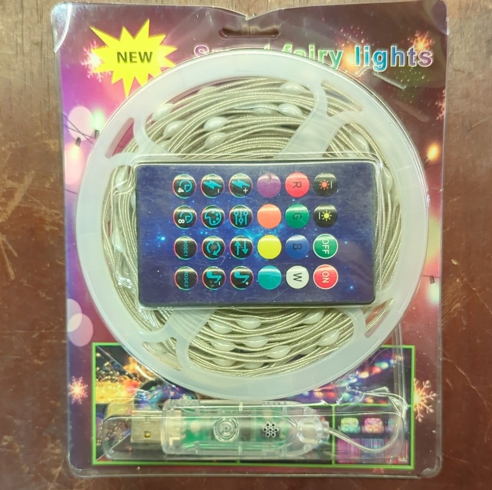 10m WS2812 USB ARGB Multicolor LED String Fairy Lights Indoor Outdoor