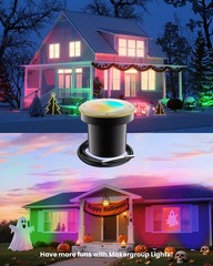 RGB Ground Light Outdoor, 12V Low Voltage Color Changing RGBW MR16 LED Bulb, …